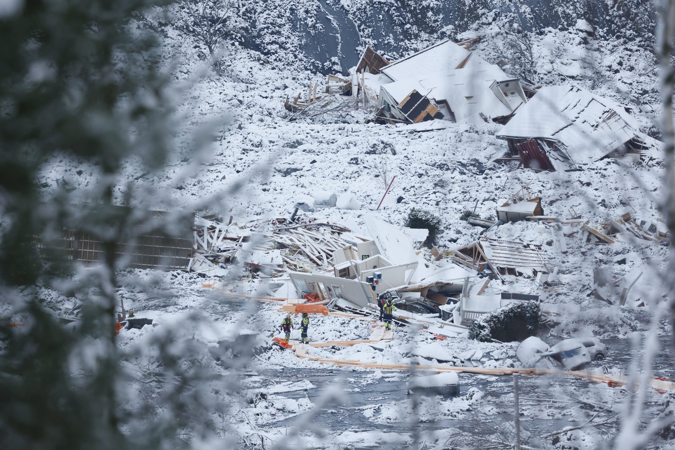 A third body was found after a landslide in Norway;  7 is still missing