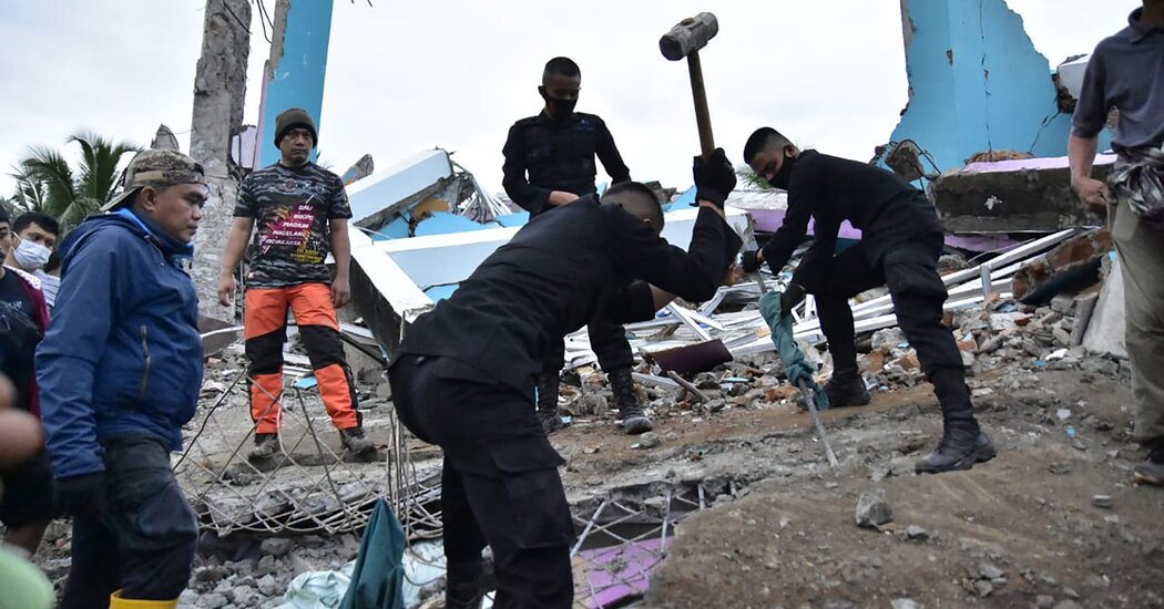 Indonesia earthquake kills dozens and injures hundreds