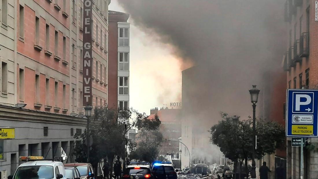 Madrid explosion: 3 people were killed and several wounded, as a result of an explosion that rocked the Spanish capital