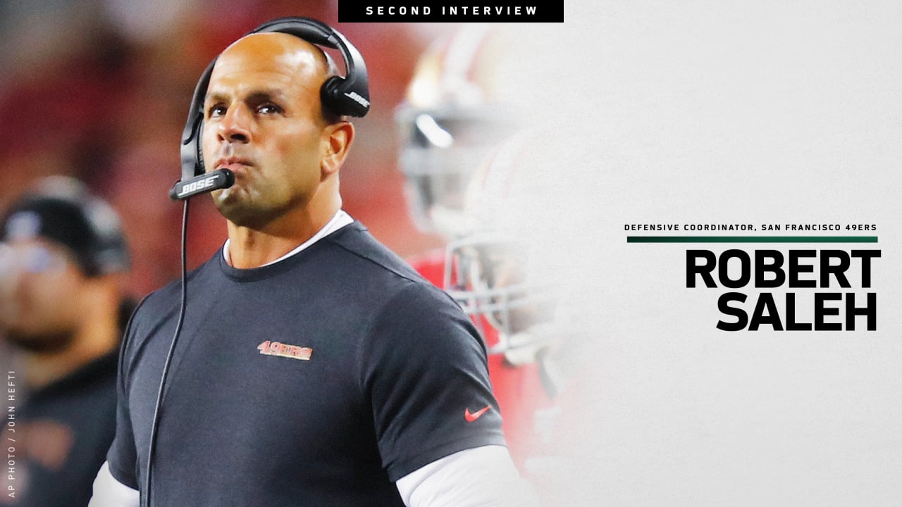 Robert Saleh's interview ended the second round
